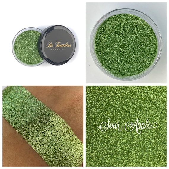 Green Apple Cosmetic Glitter ,loose Glitter 