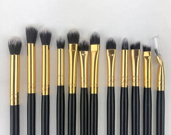 Eye Brush Set, 12 Piece Essential Makeup Brush Set