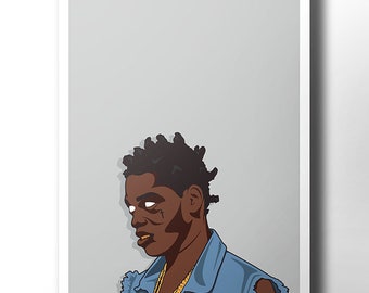 New Young Thug Rapper Smoke Music Singer Custom Poster Print Art Decor T-157
