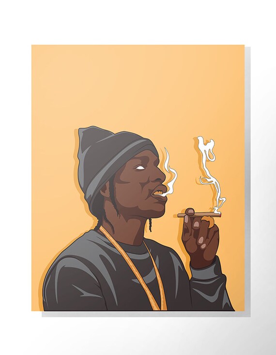 Asap Rocky Canvas Wall Art Decor Rap Hip Hop Artist Dope Rapper Home - Dope Wall Art Asap Rocky Canvas Wall Art Decor Rap Hip Hop Artist Dope Rapper Home - Dope Wall Art