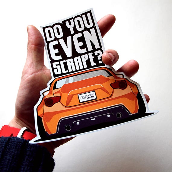 Scion frs autocollant / autocollant / sticker voiture / | Etsy