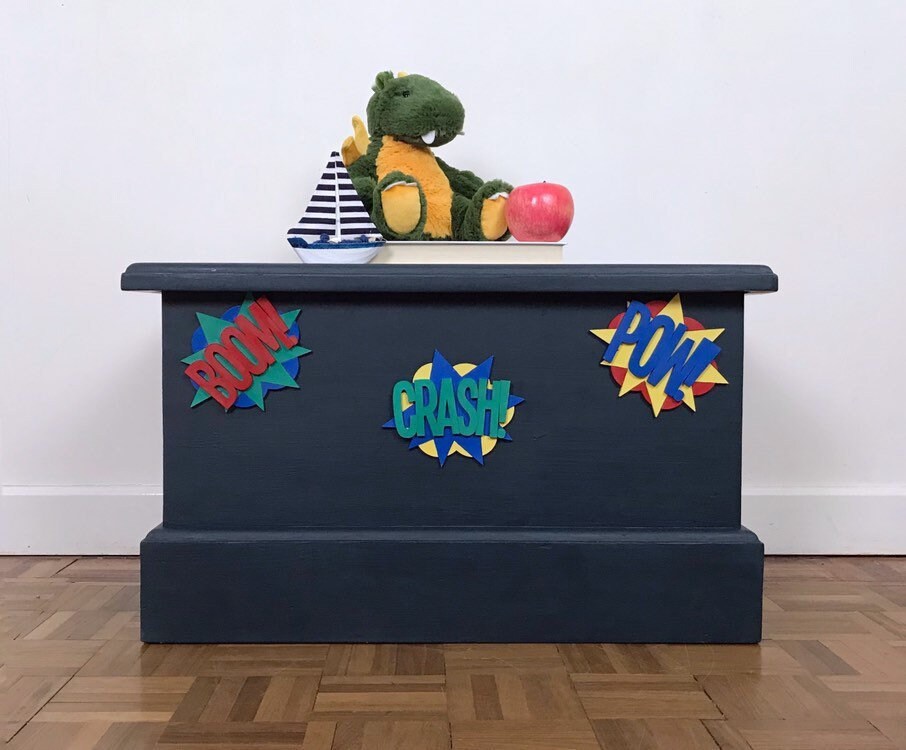 Caja de almacenamiento de juguetes para niños con eslóganes | Etsy