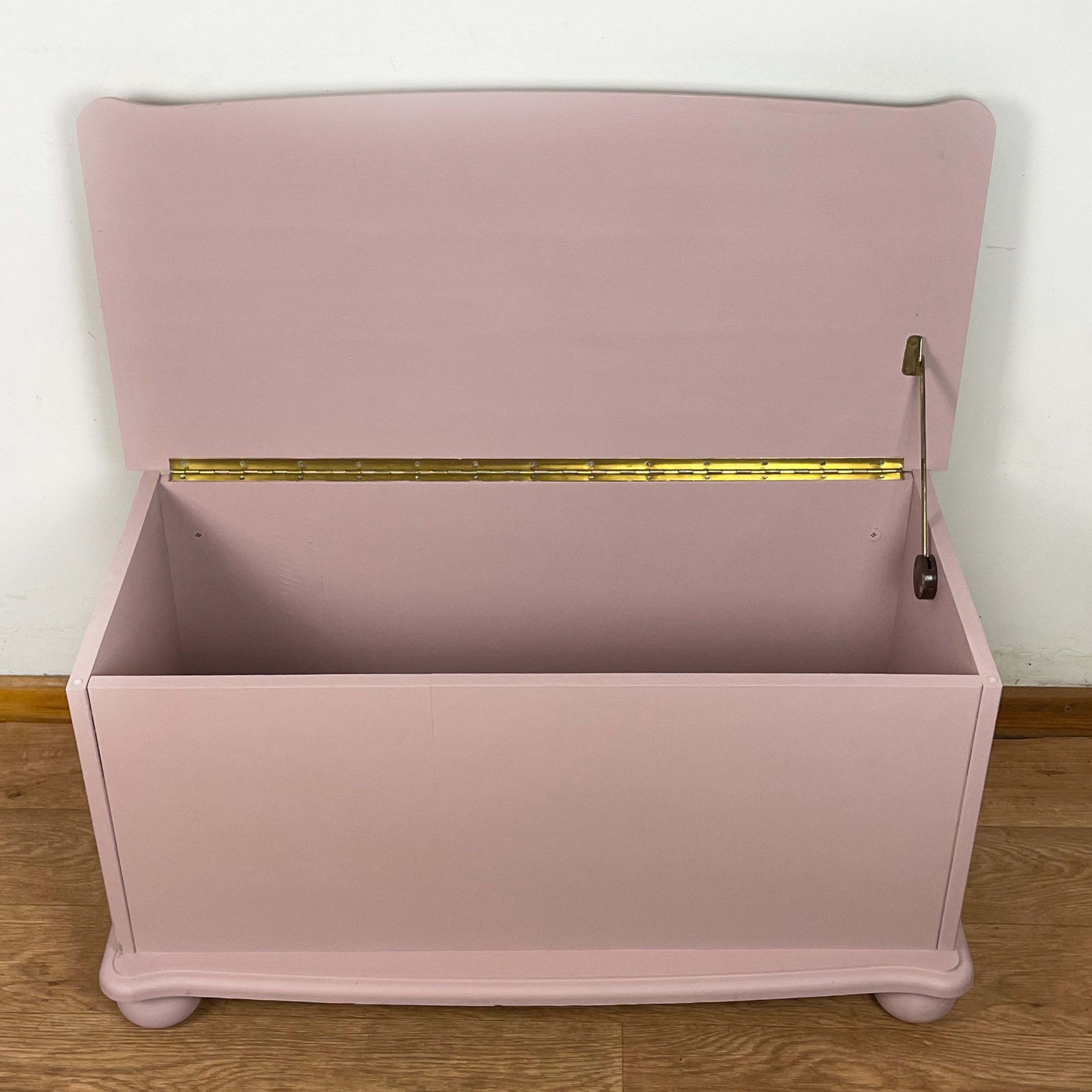 Blanket Storage Box in Pale Pink Etsy