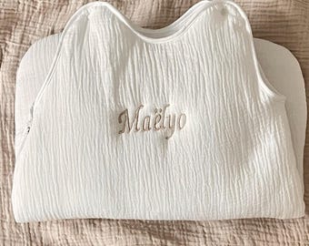 Personalized cotton gauze baby sleeping bag