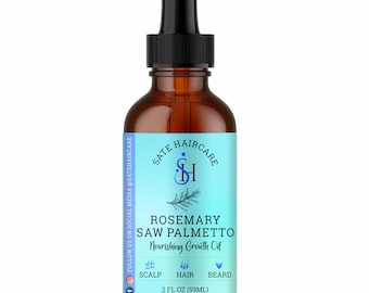 Rosemary Saw Palmetto Hair Growth Oil: Natural Hair Loss Prevention