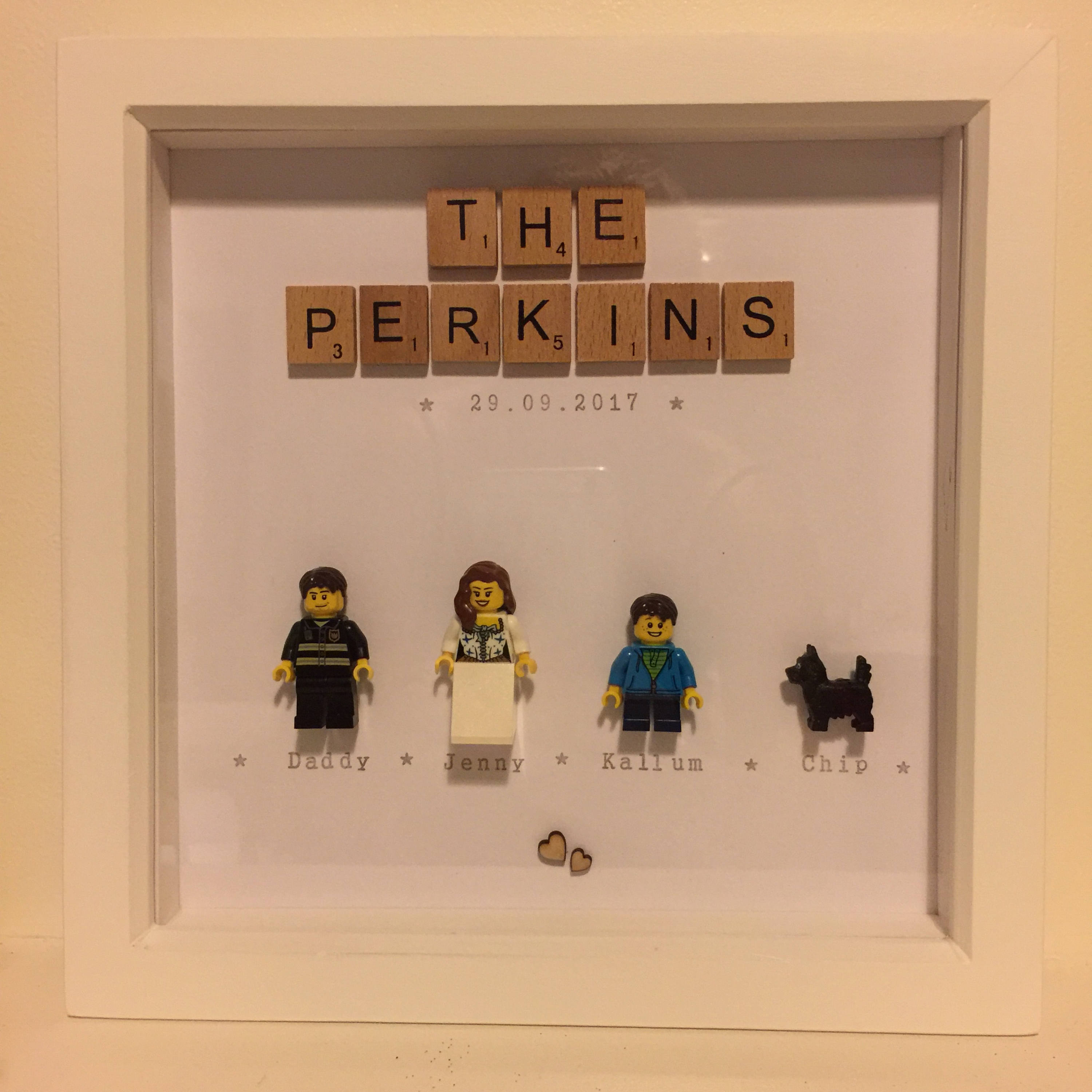 Lego Personalised Family Portrait Frame