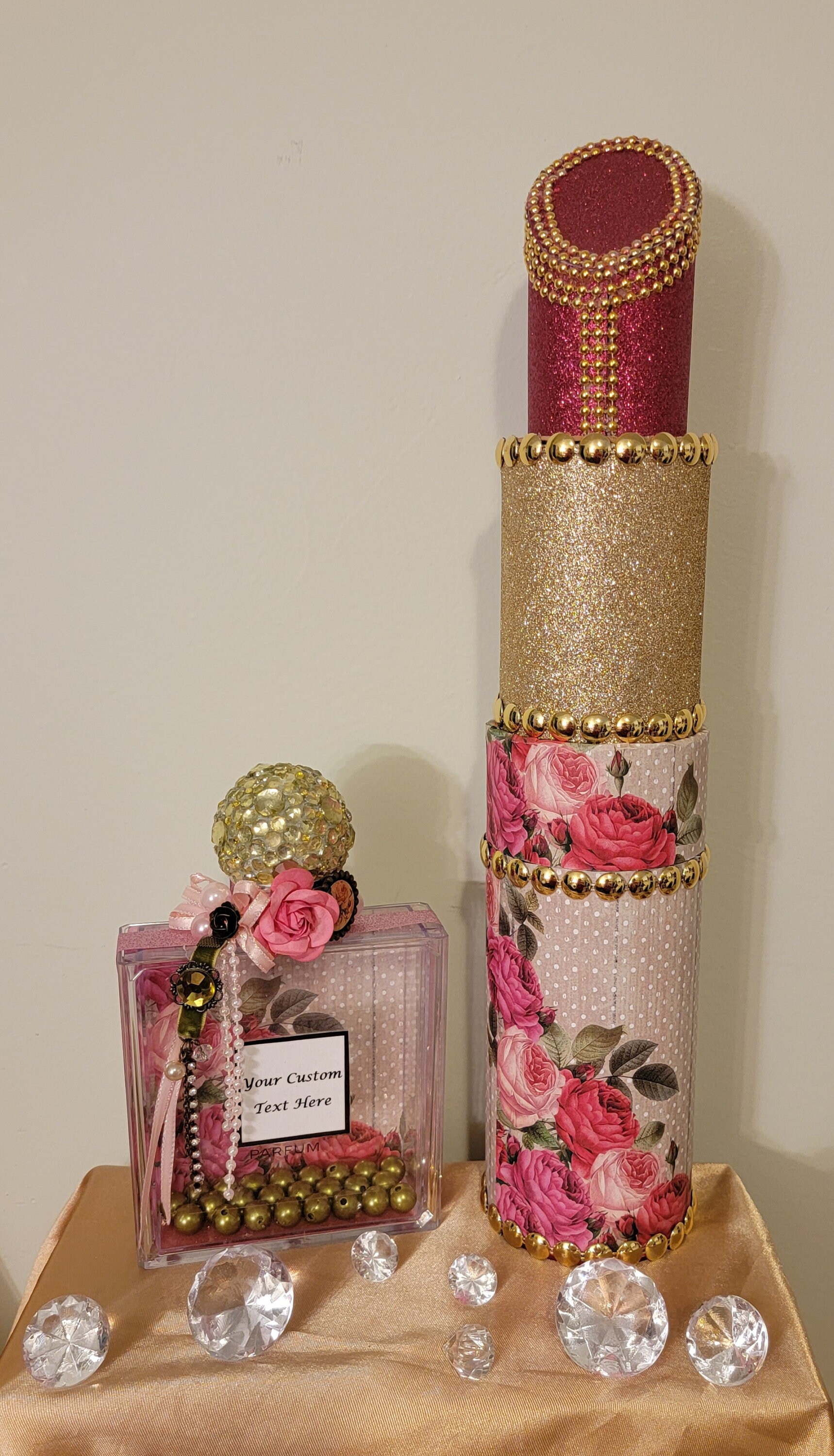 Lipstick/perfume Bottle Variety. Vanity Decor Gift Storage in Etsy