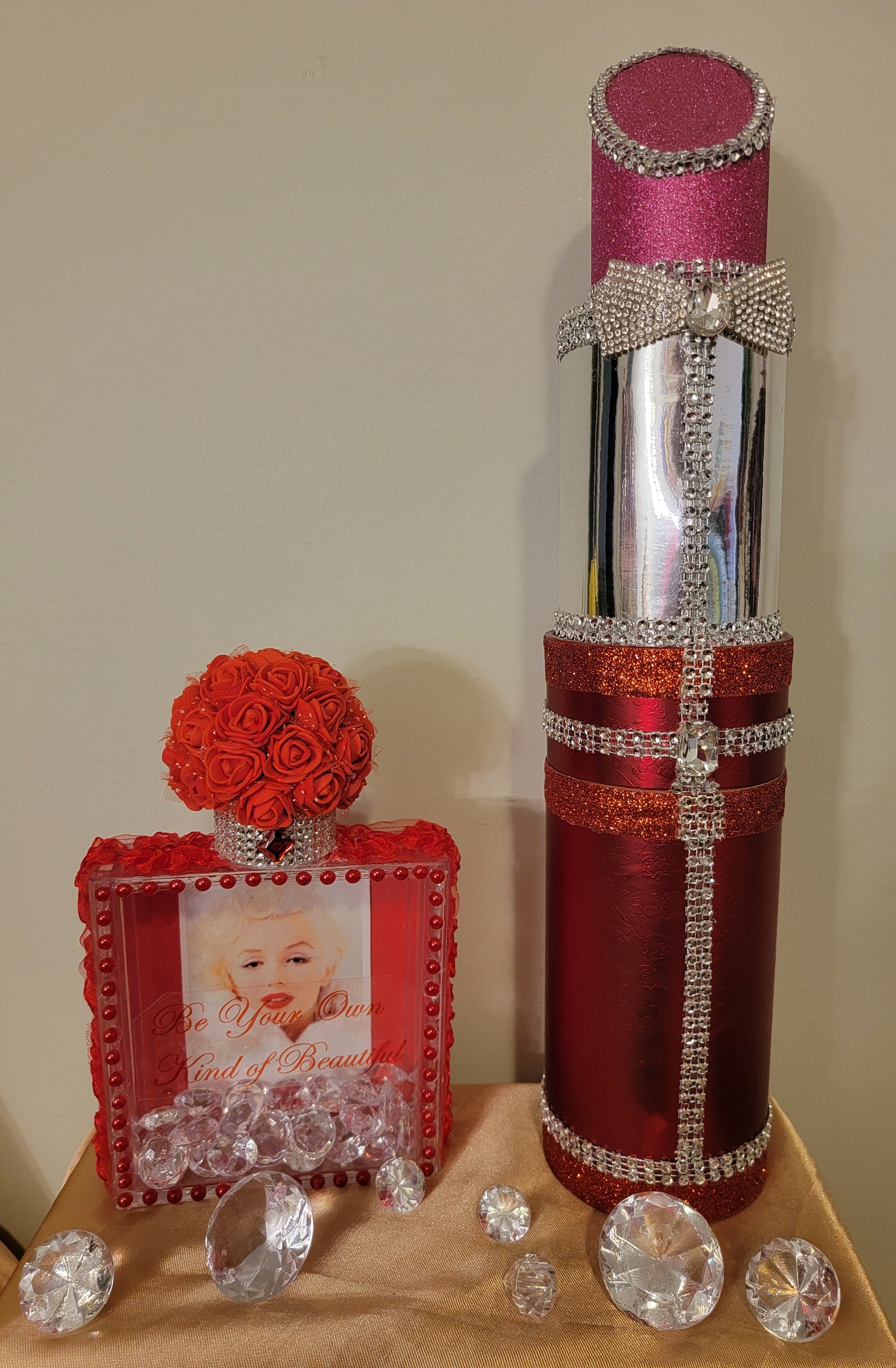 Lipstick/perfume Bottle Variety. Vanity Decor Gift Storage in Etsy