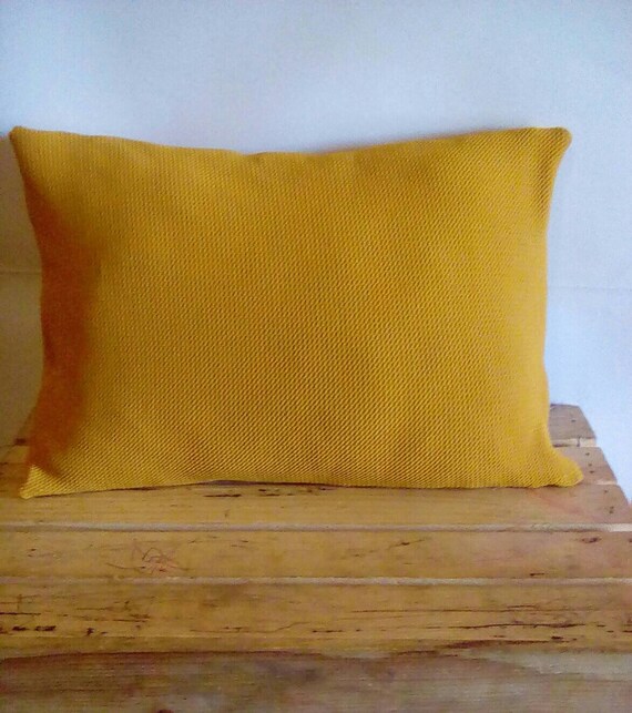 Mustard Pillows Mustard Pillow Pillows with Ridges Etsy