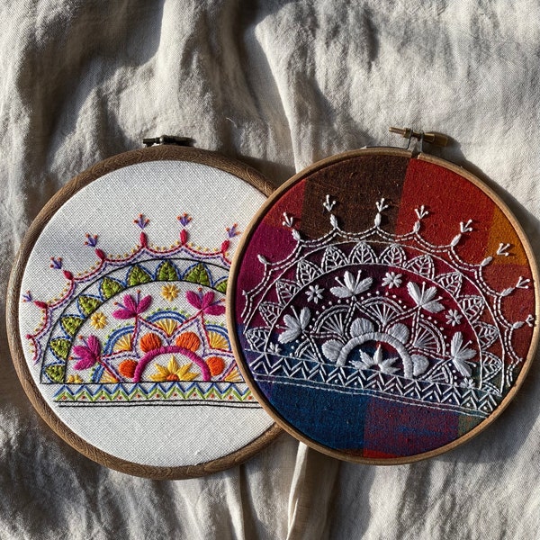 Mandala Original Embroidery Hoops