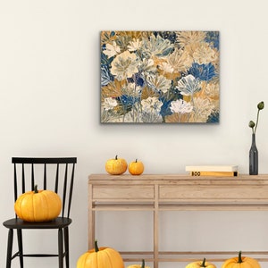 Floral Painting Flower Painting Abstract Floral Painting Abstract Painting Artwork Interior Art Free Shipping Canada and United States