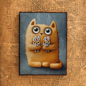 dibujo del gato, gato lindo, caricatura del gato