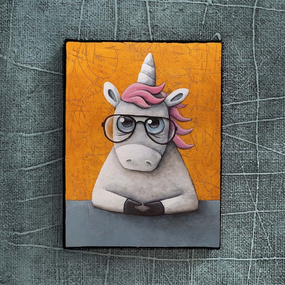 Unicorn , Einhorn, White unicorn, unicornpicture, einhorn bild, Einhorn mit Brille