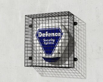 Anti Vandal CCTV Camera Cage: Weatherproof Steel Guard (40cm x 38cm x 15cm)