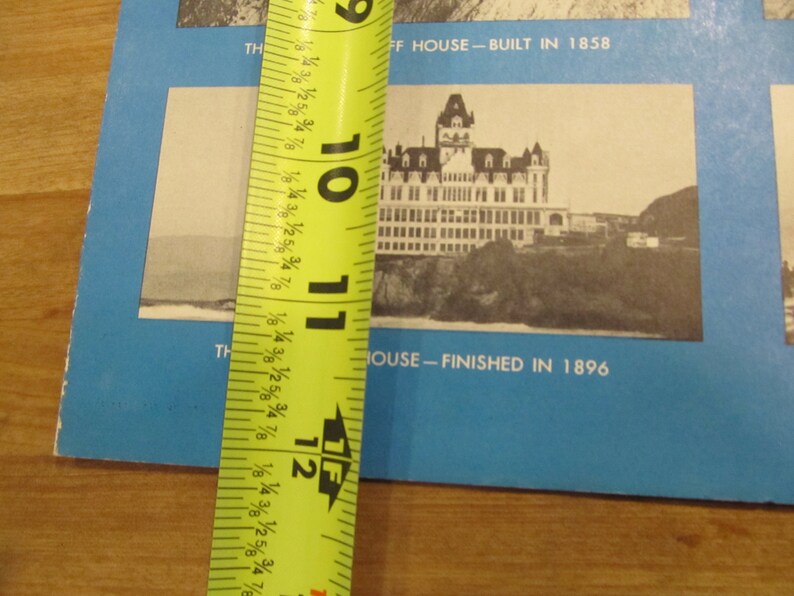 Vintage San Francisco Cliff House Souvenir Menu