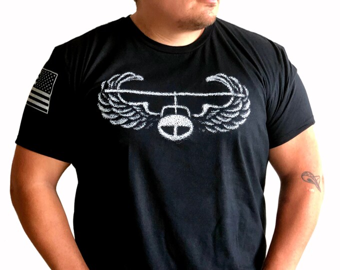 AIR ASSAULT Wings T-shirt / For him / For her / 101st / 82nd / Air Cavalry / Your Unit Patch / U.S. Military / Marine Corps / Army / Veteran