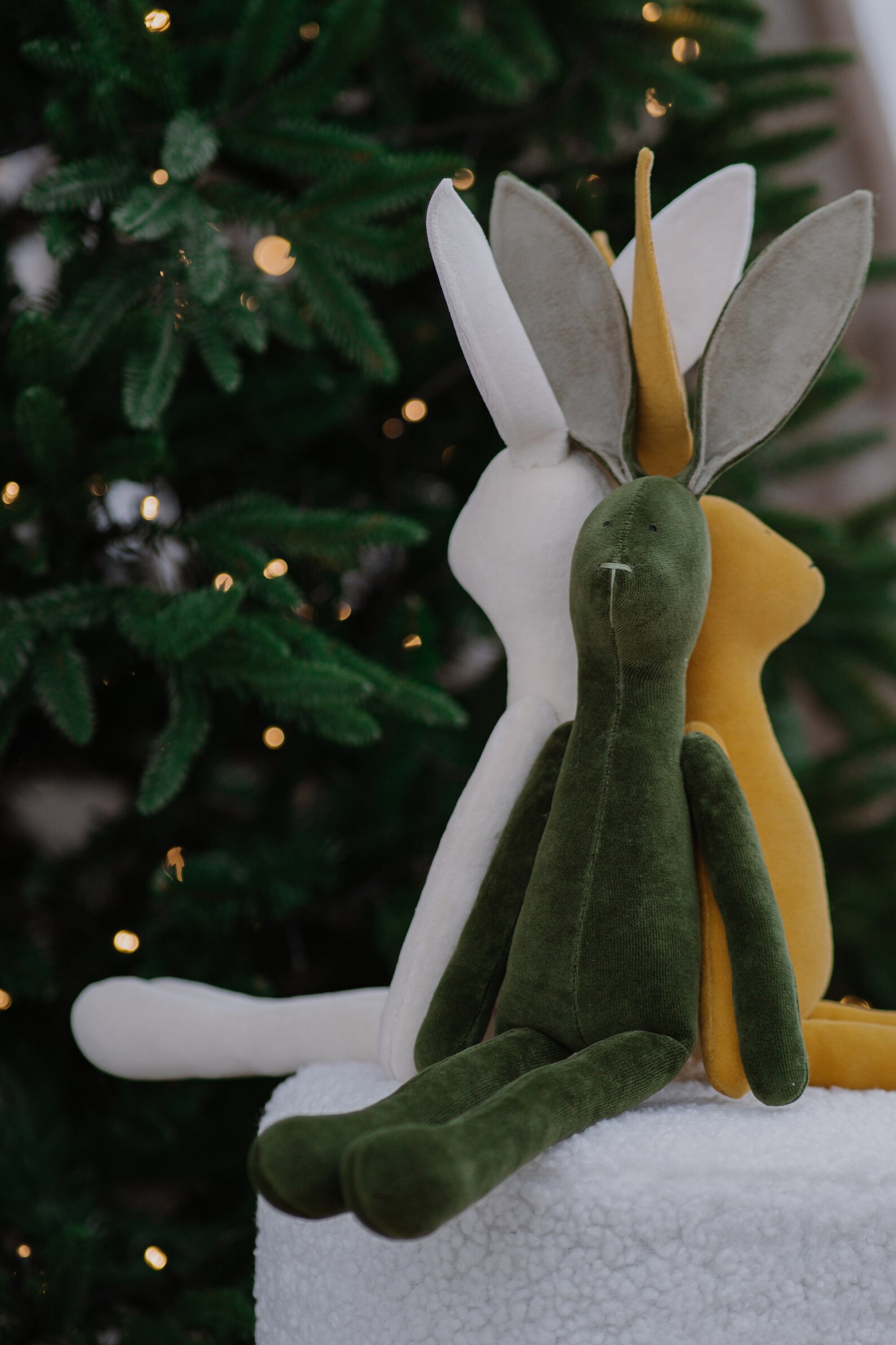 Dark Green Bunny, Handmade Soft Toy, Gift for Toddler, Personalized ...
