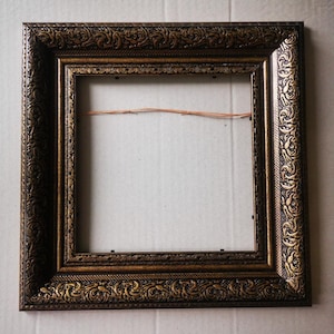 Venedig fotoram Utsmyckade ramar Brons fotoram Guld ram Konstram Dekorativ ram Välj din storlek 8x8