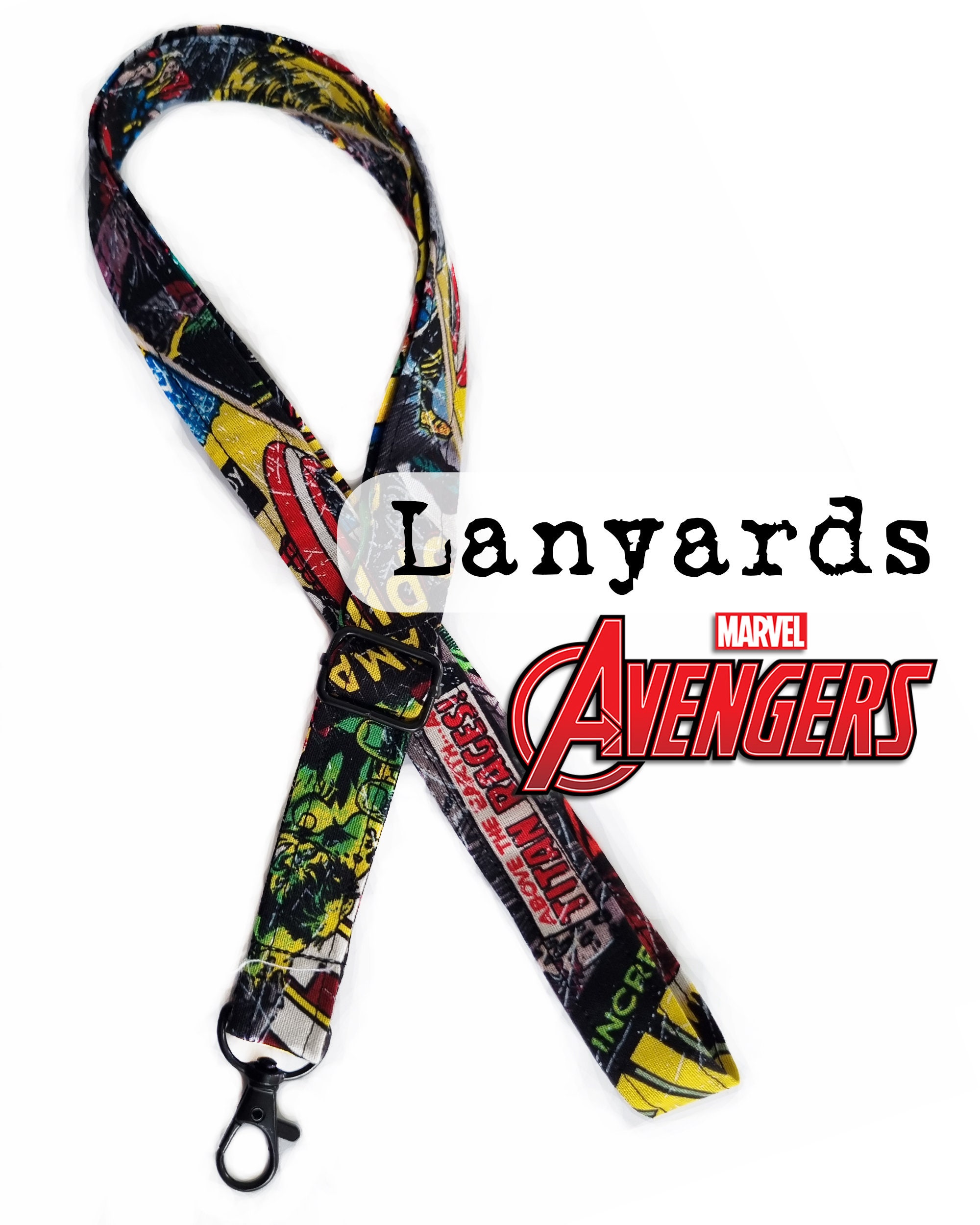 Marvel Avengers Super Mobile Phone ID Holder Neck Straps Lanyard Lanyard  (Black) at Rs 40/piece in Kolkata