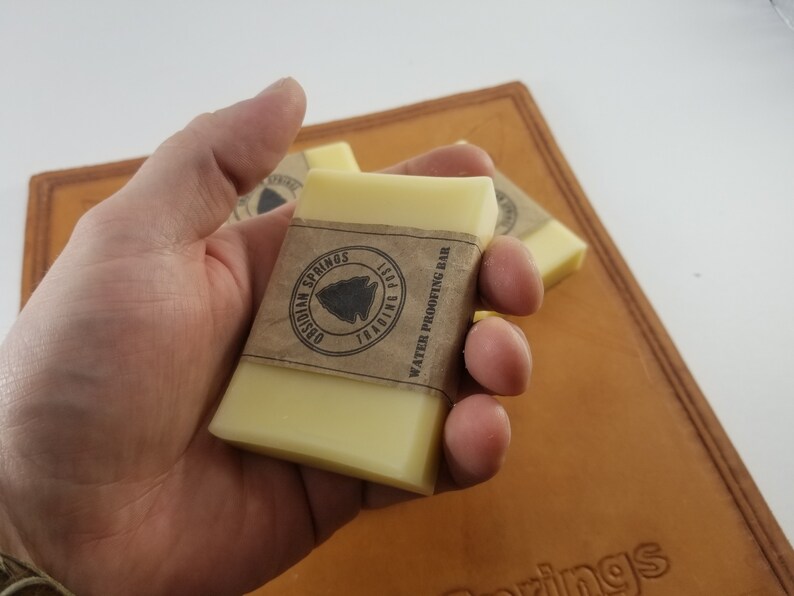 Beeswax Waterproofing Bar diy waxed canvas Beeswax Etsy