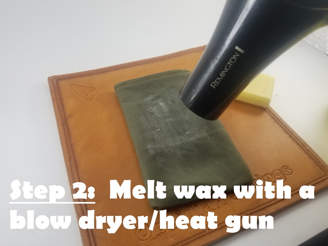 Beeswax Waterproofing Bar diy waxed canvas Beeswax Etsy