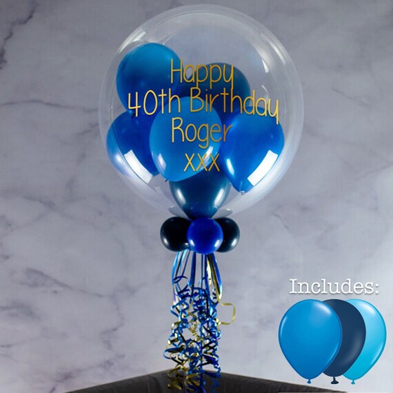 Inflated 40th birthday balloons deals