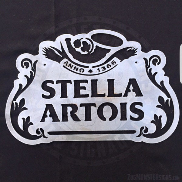 Stella Artois 001 DXF File Good For CNC Plasma and Laser Cut