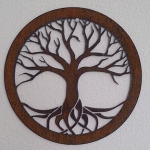 Tree 001 DXF File Good For CNC Plasma and Laser Cut