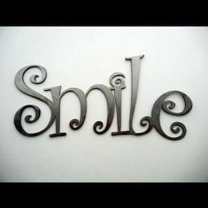 Smile 001 DXF File Good For CNC Plasma and Laser Cut