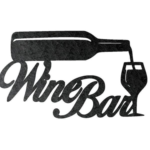 Wine Bar DXF File Good For CNC Plasma and Laser Cut