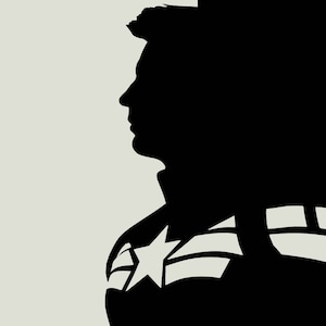Captain America 001 DXF File Good For CNC Plasma and Laser Cut