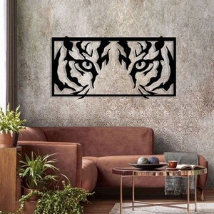 Tiger DXF File Good For CNC Plasma and Laser Cut