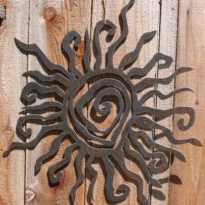 Spiral SUN 001 DXF File Good For CNC Plasma and Laser Cut