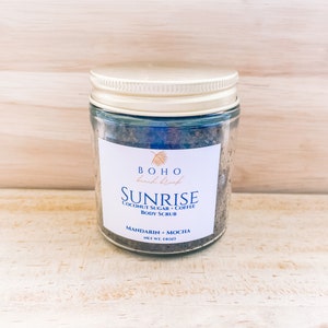 Sunrise Coconut & Coffee sugar body scrub