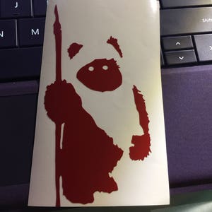 Ewok Vinyl Decal