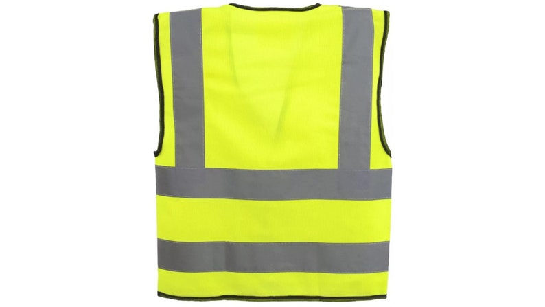 Child Vests Children Reflective Waistcoat Hi Visibility Sports Safety 2 Colors and 3 Sizes from 3 to 11 years image 5