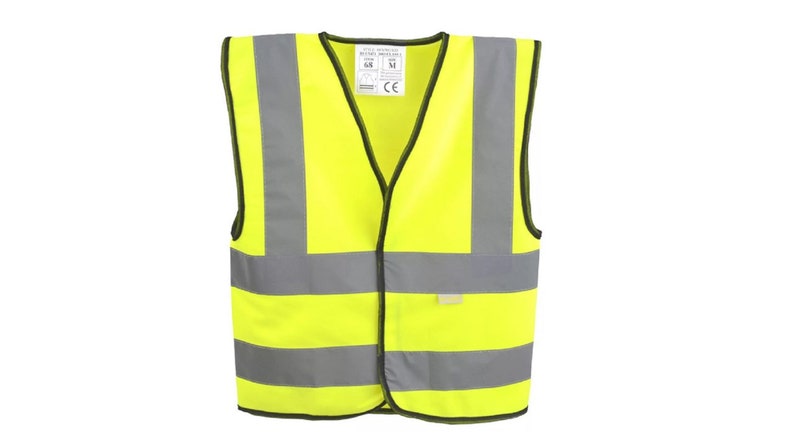 Child Vests Children Reflective Waistcoat Hi Visibility Sports Safety 2 Colors and 3 Sizes from 3 to 11 years image 2