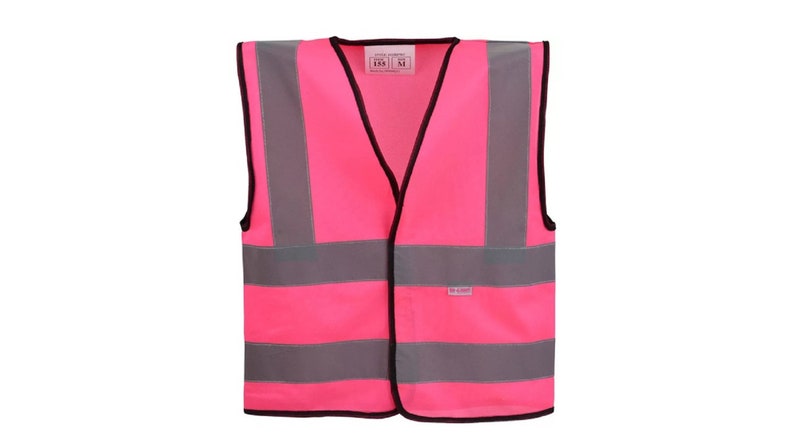 Child Vests Children Reflective Waistcoat Hi Visibility Sports Safety 2 Colors and 3 Sizes from 3 to 11 years image 3