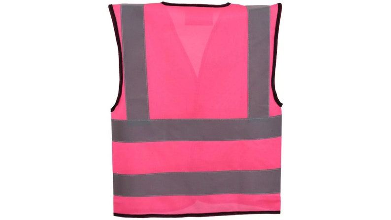 Child Vests Children Reflective Waistcoat Hi Visibility Sports Safety 2 Colors and 3 Sizes from 3 to 11 years image 4