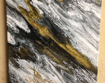 Pour painting