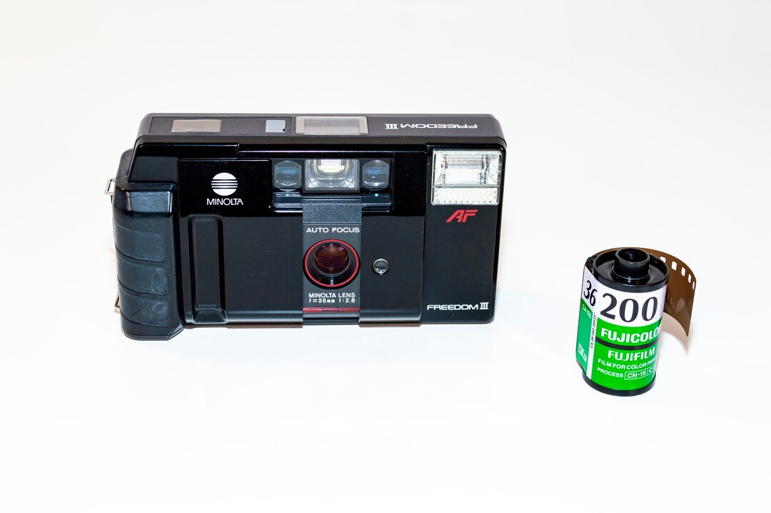 Minolta Freedom III 35mm Film Point and Shoot Camera TESTED Etsy