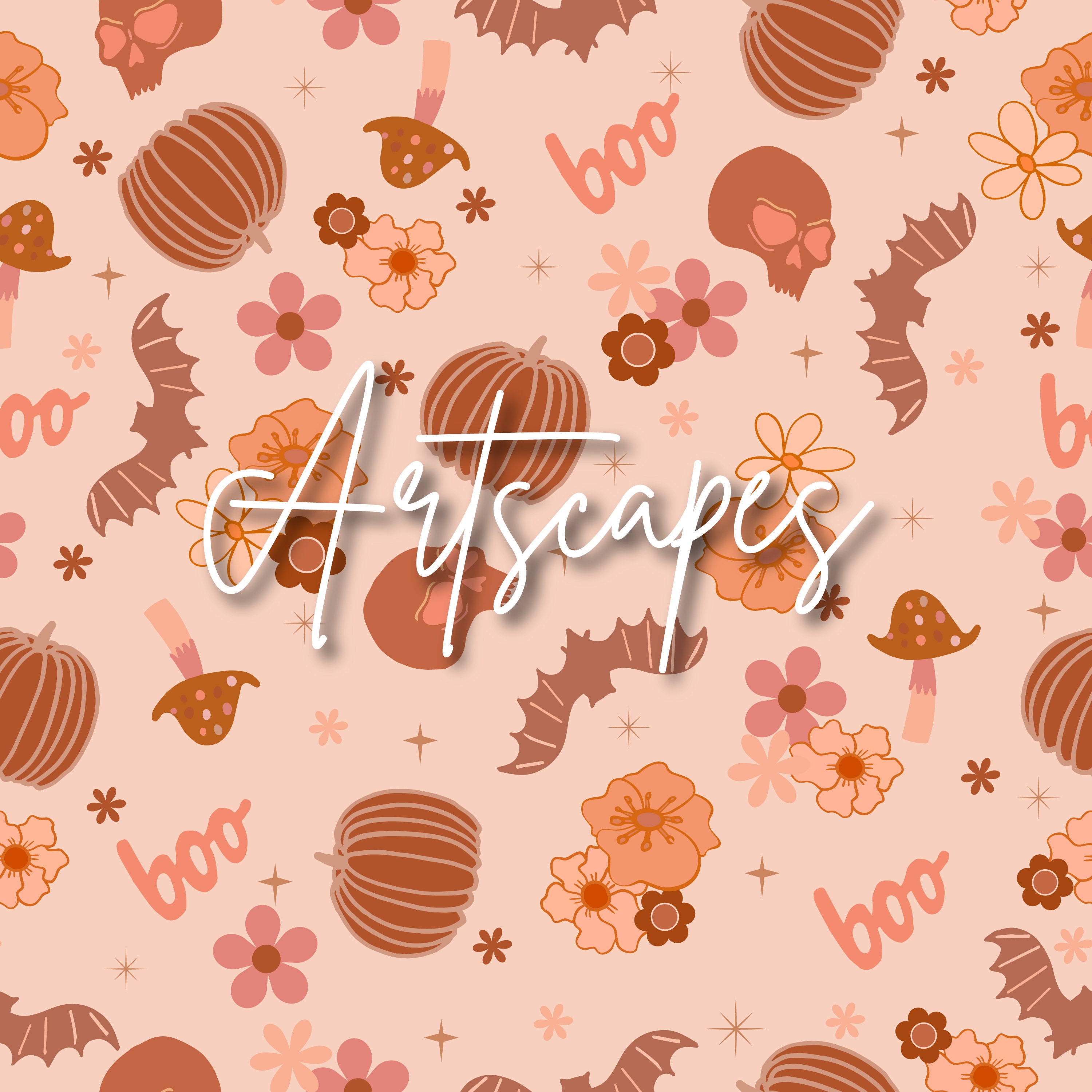 Boho Halloween Pattern Seamless Pattern - Etsy