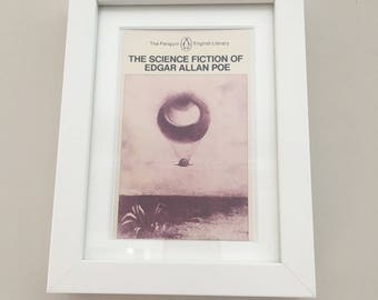 Classic Penguin Science Fiction Book cover print- framed - The Science Fiction of Edgar Allan Poe