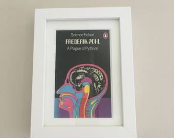 Classic Penguin Science Fiction Book cover print- framed - A Plague Of Pythons
