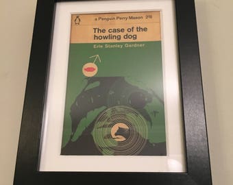 Classic Penguin Book cover print- framed - The Case Of The Howling Dog