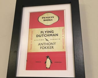 Classic Penguin Book cover print- framed - Flying Dutchman