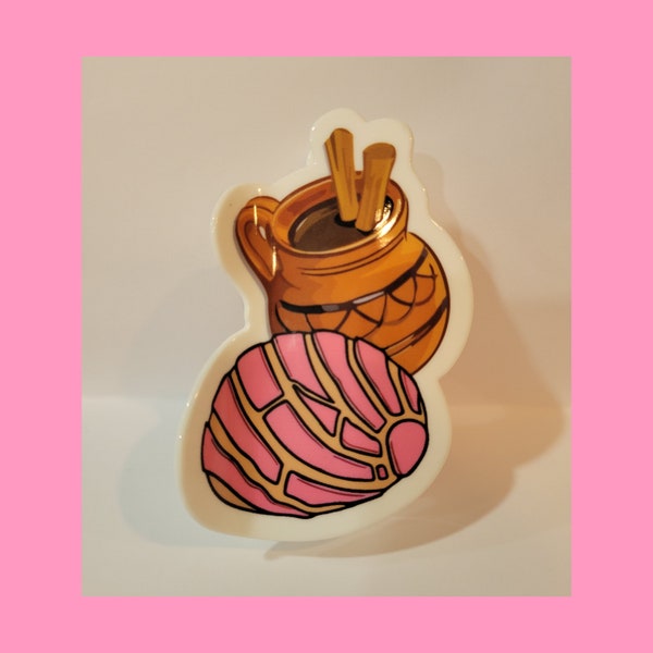 Bringing you the sweetest hairclips, one pan dulce at a time. Cafe De Olla with Concha hairclip.