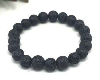 etsy lava rock bracelet