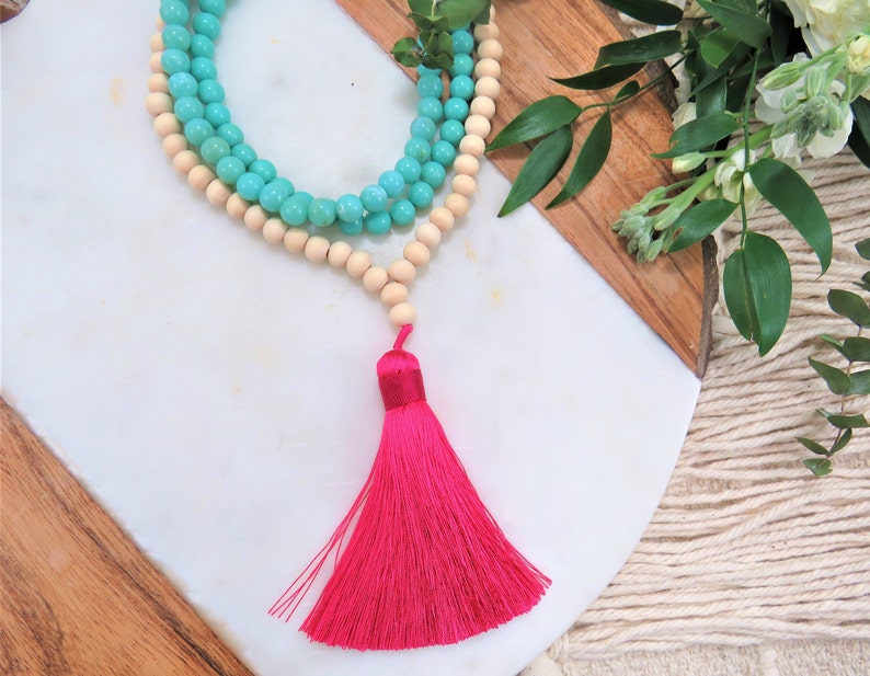 Girls Tassel Necklace Kids Tassel Necklace Girls Pink Etsy