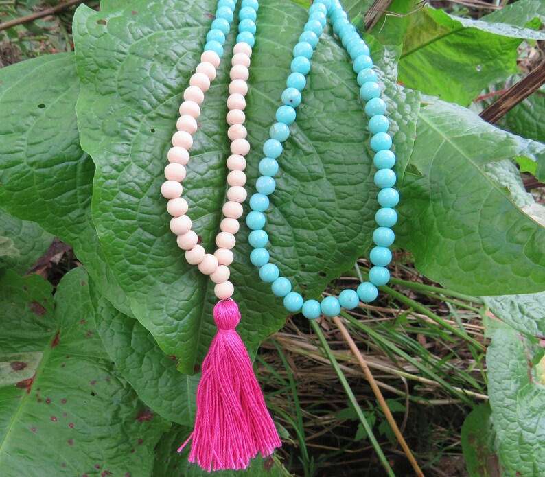 Girls Tassel Necklace Kids Tassel Necklace Girls Pink Etsy